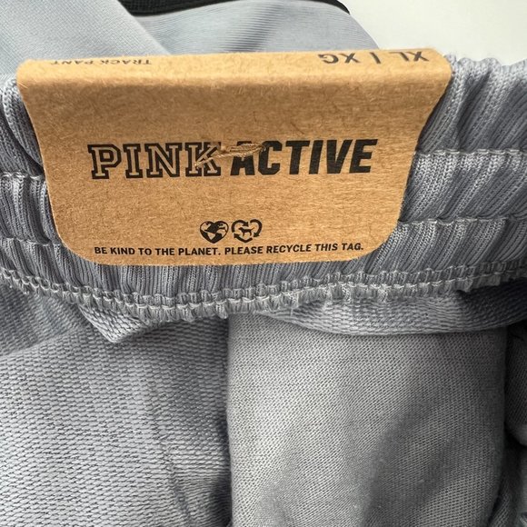 Victoria's Secret PINK Active Womens Colorblock Mid Rise Track Pants Gray XL NWT - Picture 8 of 11